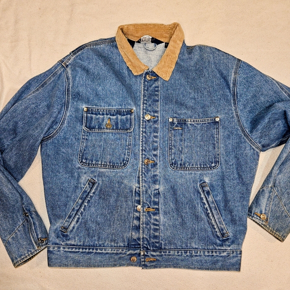 Polo Ralph Lauren Blue Denim American Flag Jacket - Picture 4 of 6